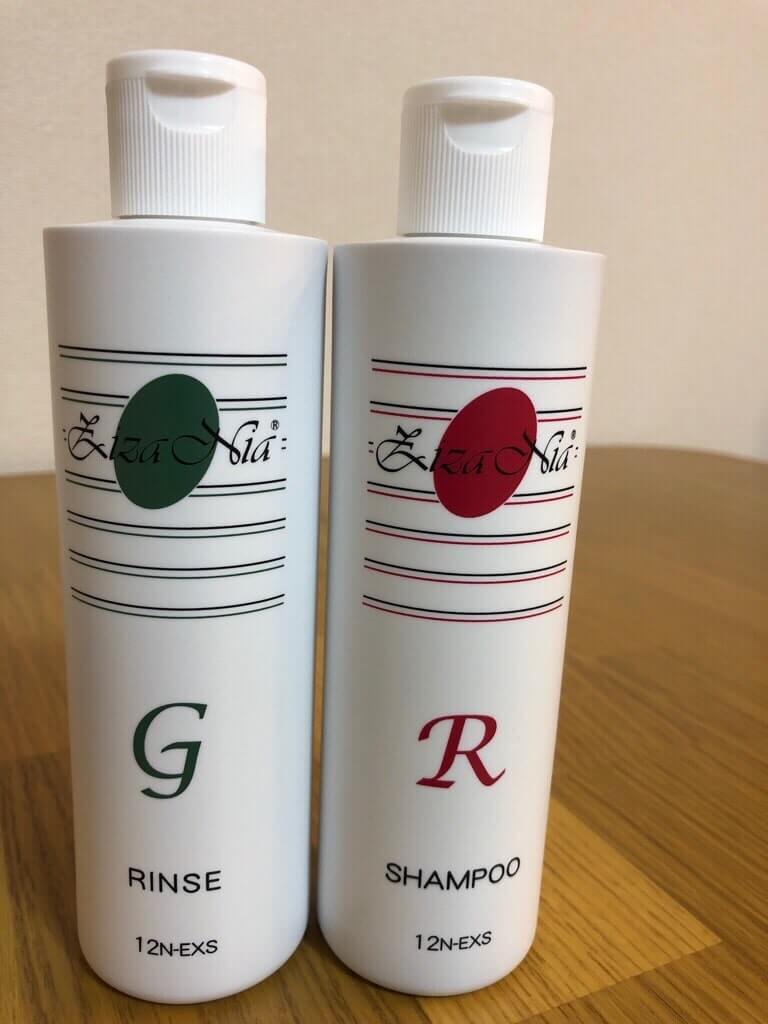 ジザニアのシャンプーRとリンスG